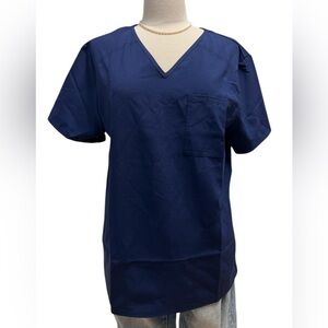 NEW!!! SCRUBSTAR  Women's Navy Blue Top